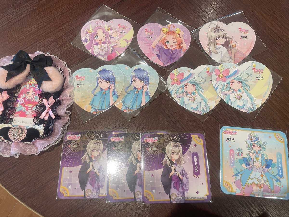 _mikuru_u's tweet photo. 名探偵プリキュア 映画名探偵プリキュア 極楽湯 交換

譲）あんな、アンサー、くれあ、エクレール、るるか、アルカナ

求）コースター(みくる1)
      グッズ購入特典 各1
      カラビナ ミスティック×2

・るるか、アルカナは他含む方優先
本日ラクスパ鶴見手渡し>後日郵送 https://t.co/r8u1Rj37rm