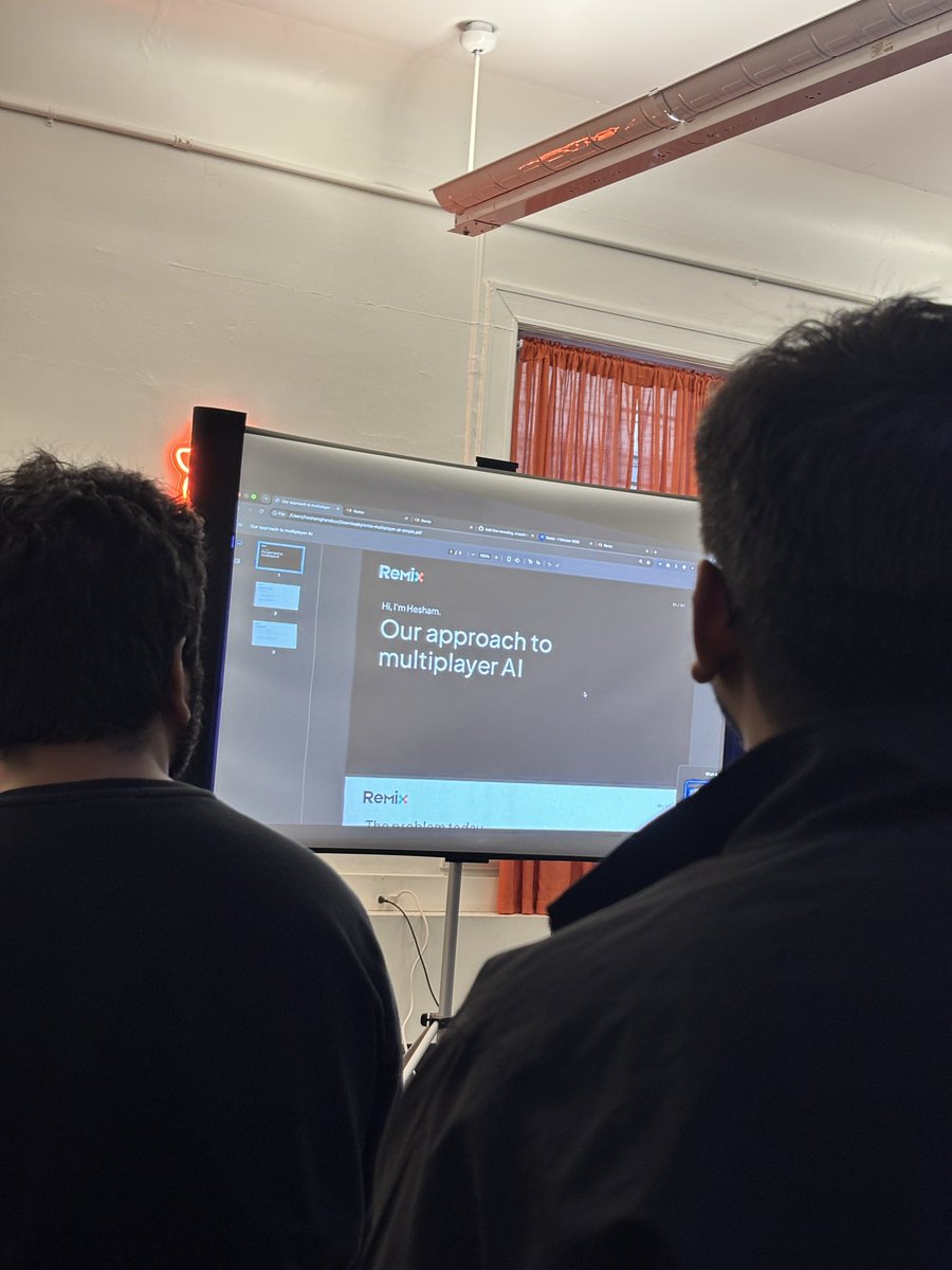 AbhilashaPurwar's tweet photo. Absolute banger of an event - Multiplayer AI. Thanks so much to all those who presented, put together, genuinely the best, most fun, deepest, most tech savvy conversations in SF till now. 

@prukalpa @AtlanHQ @hydra_db 
Thanks for hosting @jean_ette_li and can I thank and tag Trudy the Corgi for vibes. 

So many endless applications of multiplayer AI 🤯
Would ChatGPT win it ? With their retail scale ? Could muse crack it ? What about Gemini ? Or could it be something else something non big tech. 🤷🏻‍♀️
So many questions, no correct answer, only contemplations and building and fun ✌️