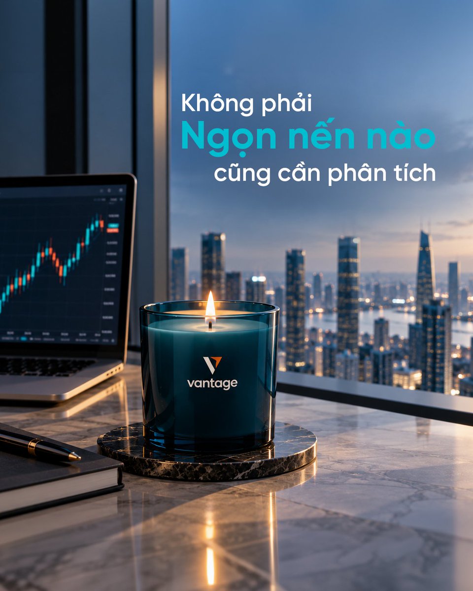 VantageSea's tweet photo. Trên biểu đồ, mỗi cây nến là mỗi biến động thị trường. Nhưng ngoài màn hình giao dịch,có những ngọn nến chỉ đơn giản là tận hưởng!

Đọc vị thị trường khi cần. Tận hưởng khoảnh khắc khi có thể.

👉 Theo dõi Vantage để khám phá thêm những góc nhìn thú vị về trading và thị trường.

#VantageVietnam #VantageMarkets