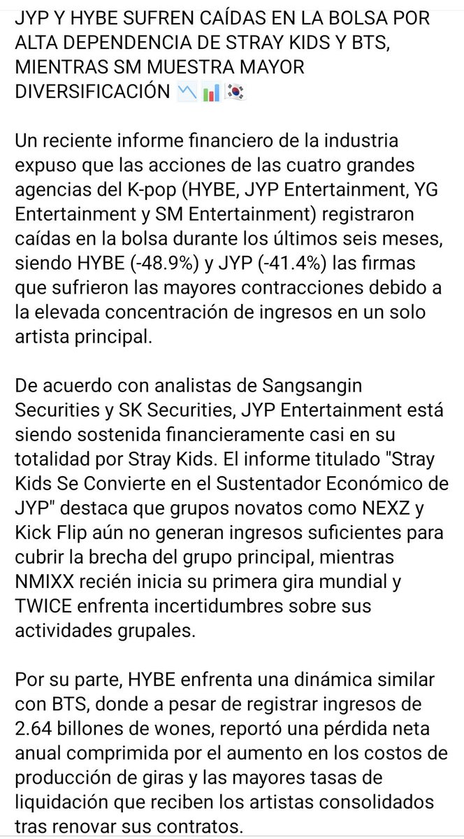 SayNiniWhat's tweet photo. @Ninia_aaa @ohyulexe @jikook_moonsun @JonathanWithe @RealTimeRating No pensaron que hybe puede estar bajando costos por el desplome económico q tuvieron? https://t.co/5Z5sp7NyWb