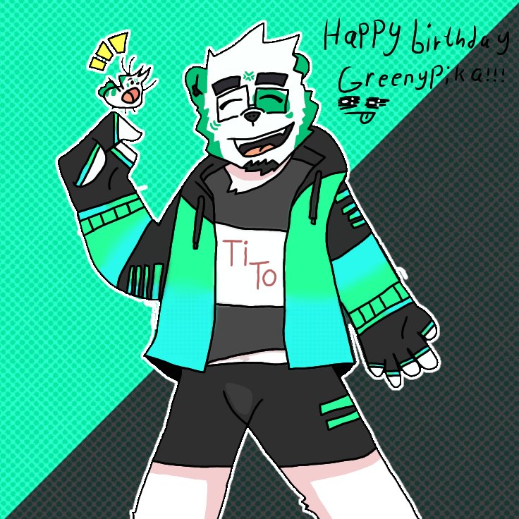 MaximusYeal's tweet photo. Omg happy birthday @GreenyPika !!!!!
Keep being the goofy panda you are
💚💚💚 https://t.co/EyLQ8yDU3V