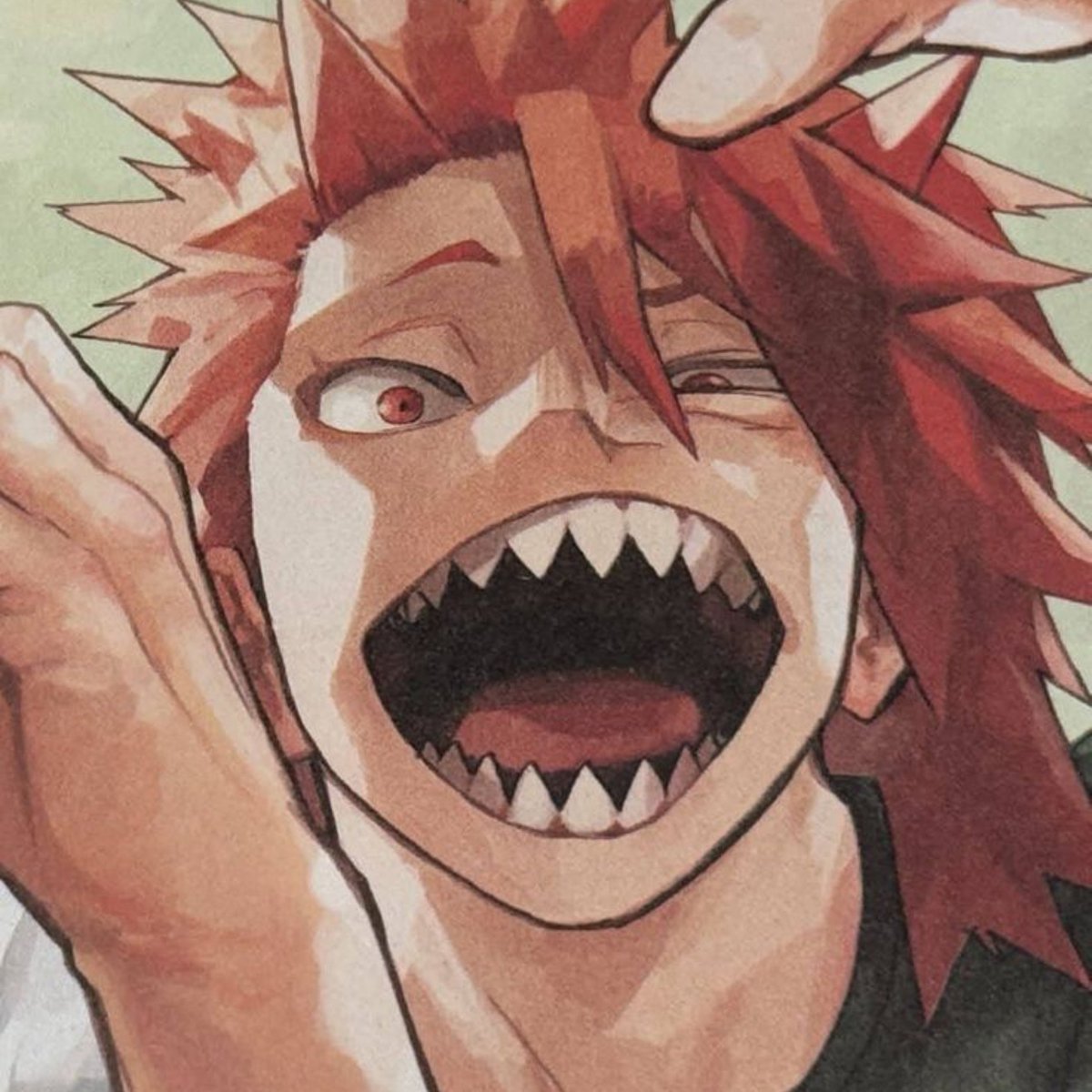 bakupowzy's tweet photo. URGENTE🚨: O 12° no ranking de heróis do Japão, Eijirou Kirishima afirma hoje em debate:
"22 é a quantidade de centímetros que eu enfio no Bakugou, 13 neles!" https://t.co/7m4soicEX3