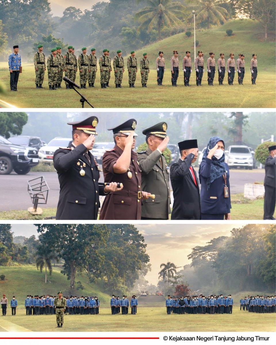 KejariTanjabTim's tweet photo. Kamis, 1 Oktober 2026 pukul 08.00 WIB, bertempat di Kantor Bupati Tanjung Jabung Timur,  Kepala Kejaksaan Negeri Tanjung Timur Anto Widi Nugroho, S.H.,M.H. telah mengikuti kegiatan Upacara Peringatan Hari Kesaktian Pancasila Tahun 2026 Kabupaten Tanjung Jabung Timur. https://t.co/fSJxgi4rxL