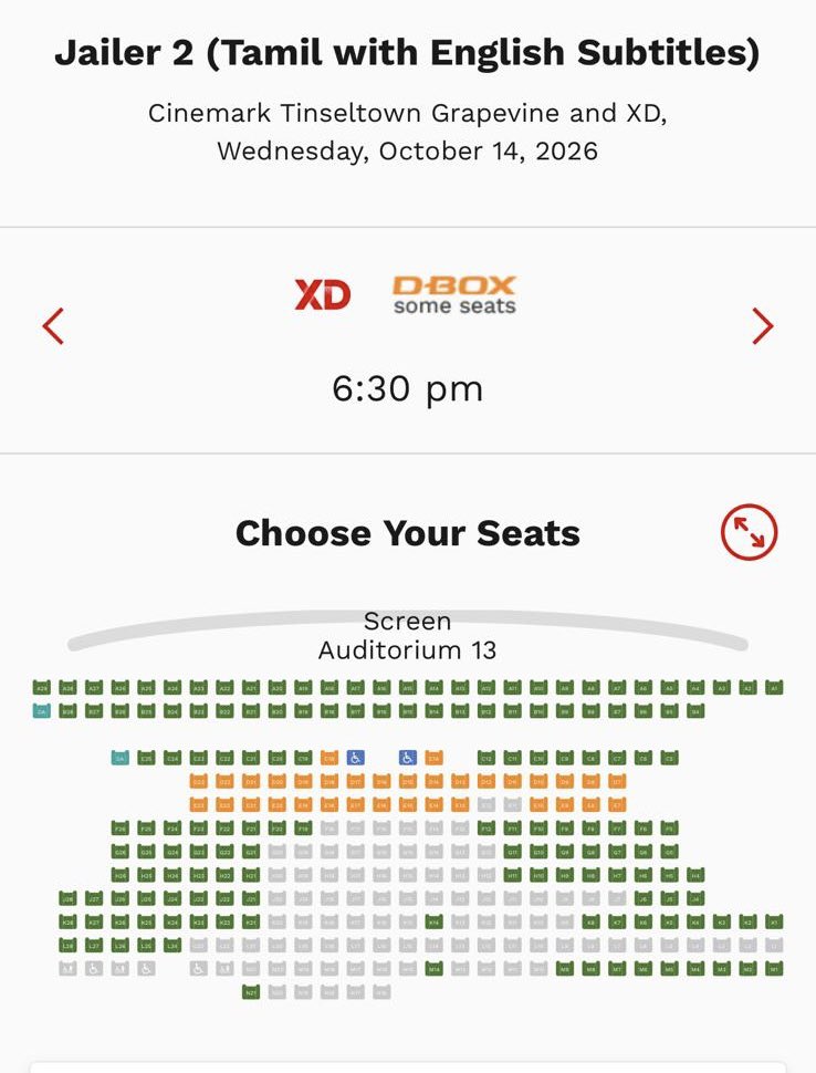ShlokaEnts's tweet photo. Oru nimisham late aana, oru seat gone…SUPARSTAR FANS DAAA…🤘🏾

#Jailer2 @Cinemark shows almost HOUSEFULL💥

Book NOW before it's too late💥

@sunpictures https://t.co/FbcLiLMgTI
