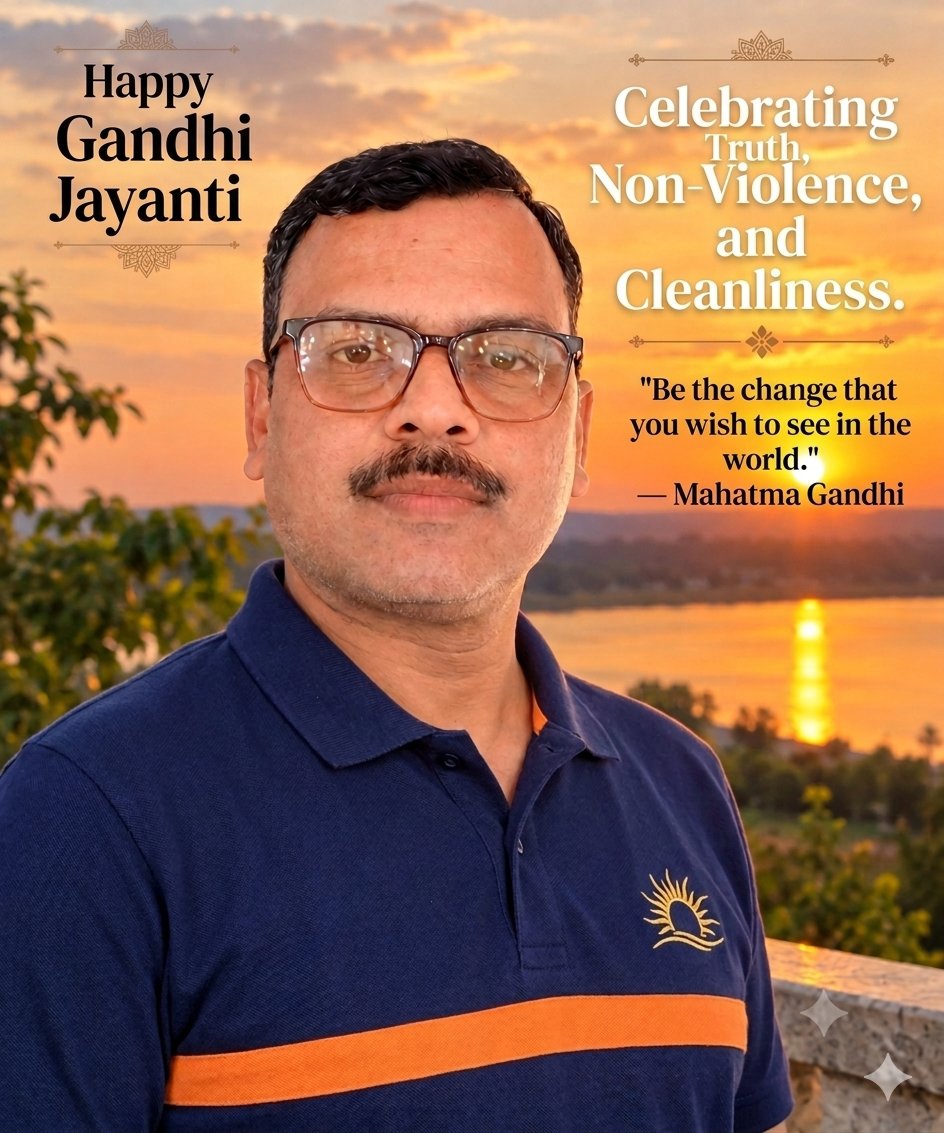 pradeepkrout76's tweet photo. On the occasion of Gandhi Jayanti, I extend my heartfelt wishes to all.
Let's remember the values of truth, non-violence and compassion shown by Mahatma Gandhi and work together for a better society.
Happy Gandhi Jayanti! https://t.co/6J1KNDpXtb