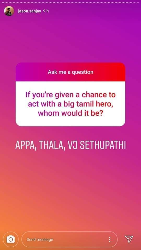 TrollywoodX's tweet photo. Wishing @official_jsj all success for #Sigma. 

The below screenshots were from his account years back. When it became viral, Jagadish was very fast to disown the account. Now VJS confirms Sanjay likes him which means this is the real fact. https://t.co/UZTHlhAzf7