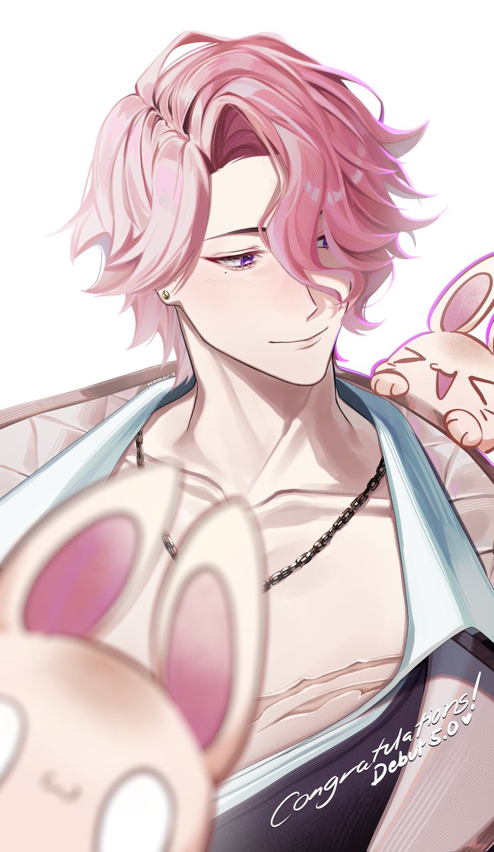 nrnmarie's tweet photo. [Work]

Hello! I had the honor of designing and illustrating a new model for @/RoyChiato! 🩷

Roy is my first ever VTuber son!!! 😭🫶
Thank you so much for the opportunity! I had SO much fun with this project!!!

#RoyChiArt https://t.co/mFJZ0LlUeI