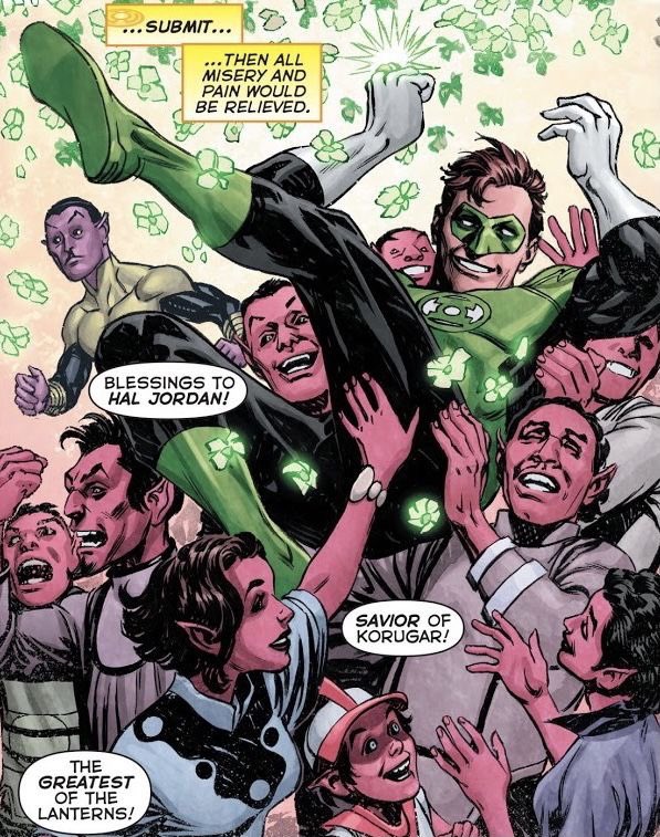 halkyless's tweet photo. hal gettin praised on korugar vs sinestro getting praised on earth https://t.co/QgWKcxpOJ7