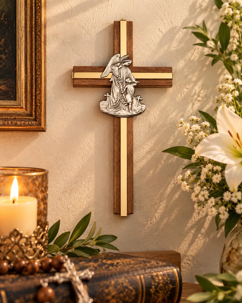 CrossesMedals's tweet photo. 👼 Memorial of the Holy Guardian Angels
“Their angels always see the face of my Father.” — Matthew 18:10
Today we thank God for the loving protection and guidance of our Guardian Angels. ✨
Holy Guardian Angels, pray for us. 🙏
#GuardianAngels #Angels #Prayer #CrossesAndMedals https://t.co/bW77fKSPry