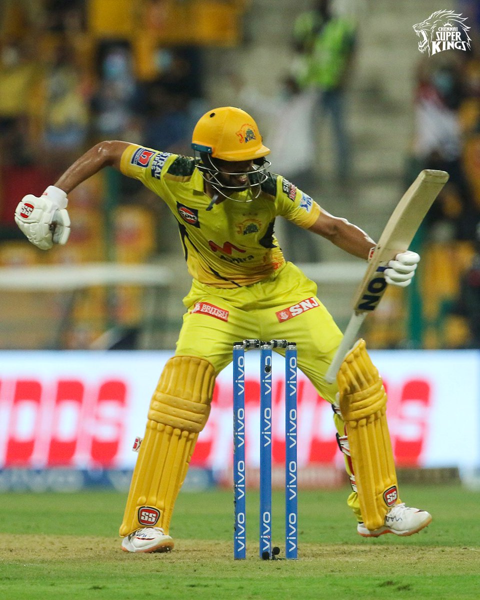 ChennaiIPL's tweet photo. When the RUTUstorm took over Abu Dhabi! 🌪️

#OnThisDay Rutu scored his first century against RR! 

#WhistlePodu https://t.co/wVOPxBPIeZ