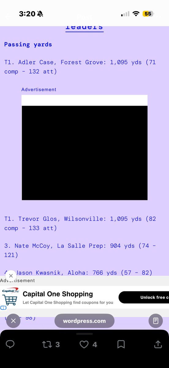 NathanMcCoy2029's tweet photo. After week 4:
3rd in passing yards in the 5a with 904
63.4% completion rate 
T5 in passing touchdowns with 8  
Thank you @OreHSsports
@DustinJanz @JordanJ_ @ConnorDarby57 @AndrewNemec @PrepRedzoneOR @PrepRedzone https://t.co/SAKlKmMsqa