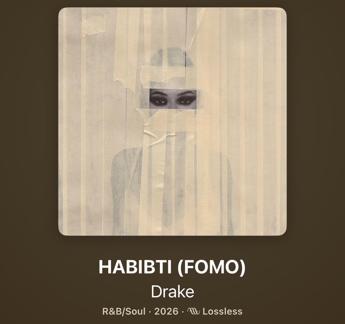 DrakeDirect's tweet photo. HABIBTI (FOMO) OUT NOW 

Solar Eclipse (ft. Don Toliver)
Quebec
Cold Shoulder (ft. Don Toliver &amp; Yebba)
Classic PT2 https://t.co/rmqWlOjB6d