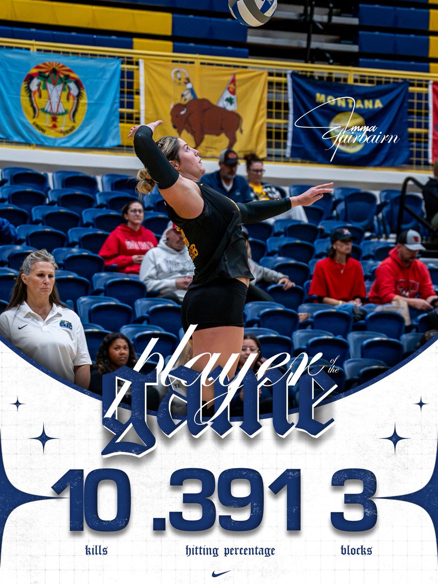 MSUBVB's tweet photo. 𝓔𝓶𝓶𝓪 𝓔𝓯𝓯𝓲𝓬𝓲𝓮𝓷𝓬𝔂

10 kills on 23 attempts with just one error from Fairbairn tonight🔥

#MSUBSPORTS | #MSUBVB https://t.co/gSdQvPgy8V