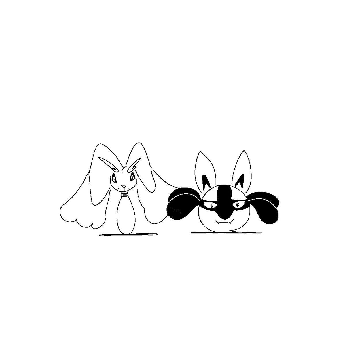HansyTomate's tweet photo. Lopunny y lucario (? https://t.co/kS1ebdtgES