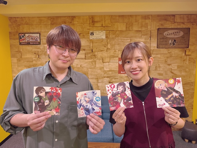 konosubaanime's tweet photo. 「この素晴らしいラジオに祝福を！」
第83回が配信開始となりました📢

https://t.co/RfaMtYYpLq
パーソナリティ：#福島潤 #高橋李依
 
7月に開催された「このすばフェス」をたっぷり振り返り！さらにまもなく開催の #このすば展 に関する情報も👀✨

ぜひお聴きください🍁

#このすばラジオ 
#このすば