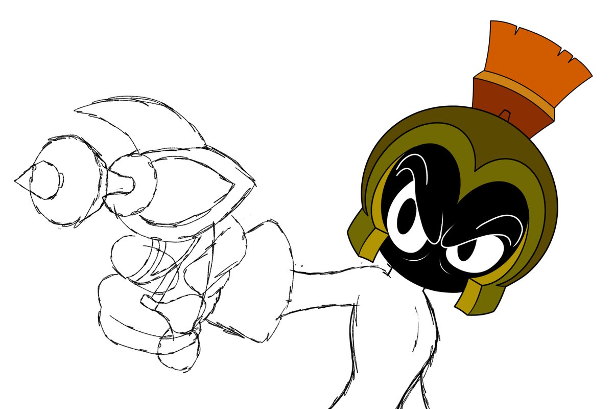 JaySwiftness25's tweet photo. Marvin Martian WIP #marvinmartian #looneytunes #artㅤㅤㅤㅤ #digitalartㅤ https://t.co/jJZ5u3lNLd