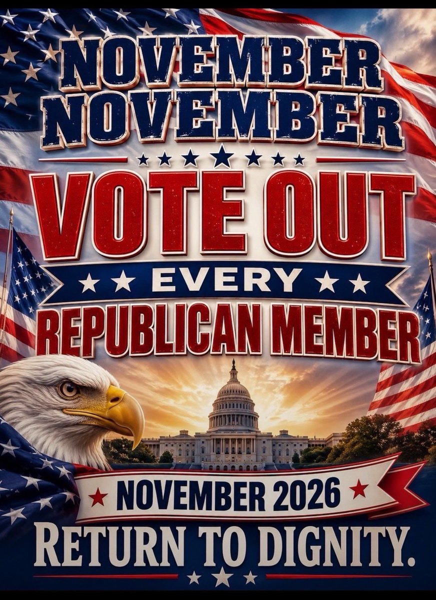 USDemocracyUS's tweet photo. Any questions?
TURNOUT will do it.
We don't need to convince anyone that the GOP is BAD. Just convince them to VOTE.
That's the key.
#TURNOUT
#USDemocracy #BlueWaveNov3 https://t.co/y5oQpnsssP