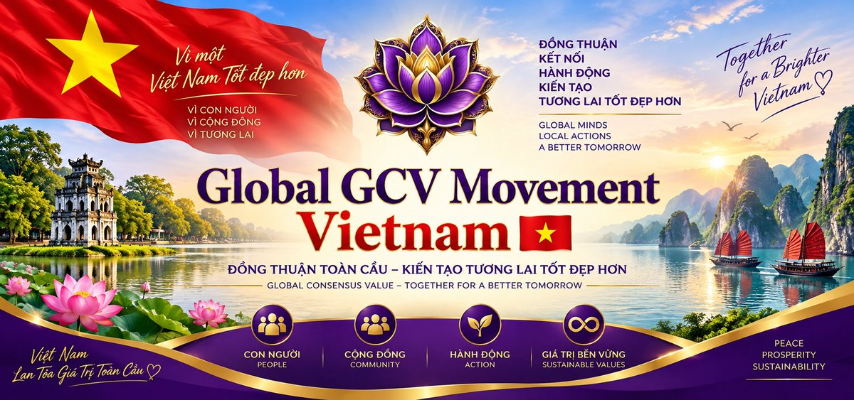 PurpleLotusGCV's tweet photo. 🇻🇳🪷 OFFICIAL RECOGNITION & CALL TO ALL VIETNAM GCV PIONEERS 🪷🇻🇳

A Message from Doris Yin

Founder & Chairperson of the Global GCV Movement

After closely observing the work and development of our Vietnam GCV team for more than one month, I would like to formally recognize and sincerely appreciate six outstanding members of the Global GCV Movement Vietnam leadership team.

🪷 Mạnh Ngọc Hùng — Head of GCV Ambassadors – Vietnam
🪷 Nguyen Thi Phuong — Deputy Head of GCV Ambassadors – Vietnam
🪷 Do Thi Thuy — Education GCV Ambassador – Vietnam
🪷 Nguyen Gia Hai — Ecosystem Development GCV Ambassador – Vietnam
🪷 Doan Van Muoi Vinh — Industry Alliance GCV Special Envoy – Chair, Vietnam
🪷 Dao Van Long — Vietnam General GCV Army

During this period, I have been watching not only their work, but also their character, attitude, commitment, and spirit of service.

What I have seen makes me very proud.

These leaders have demonstrated qualities that I believe are essential for true GCV leadership:

HONESTY.
SELFLESSNESS.
COMMITMENT.
HUMILITY.
RESPONSIBILITY.
VISION.
WISDOM.

Most importantly, they have closely followed my guidance and education, listened carefully, learned continuously, and put what they have learned into action.

They are not working simply for a title or position.

They are willing to serve.
They are willing to take responsibility.
They are willing to work together.
They are willing to put the community before themselves.

This is the kind of leadership I want to see within the Global GCV Movement.

🇻🇳 MY MESSAGE TO ALL VIETNAM GCV PIONEERS

I know that there are now different organizations, groups, and communities operating in Vietnam.

For this reason, I want all Vietnam Pioneers to clearly understand which team I recognize, trust, and support as the Global GCV Movement Vietnam team.

I sincerely call upon all Vietnam GCV Pioneers, Ambassadors, Leaders, and community members:

Please recognize these six leaders.

Please support their work.

Please follow their education and community activities.

Please cooperate with them and help them build the community.

And most importantly:

Please stay closely connected with the Global GCV Movement Vietnam team and continue following the education and direction of the Global GCV Movement.

Do not judge leadership only by titles, popularity, or how loudly someone speaks.

Look at the qualities that truly matter:

HONESTY.
SELFLESSNESS.
COMMITMENT.
HUMILITY.
RESPONSIBILITY.
ACTION.

I have closely observed these six members, and I sincerely believe they have demonstrated these qualities through their work and service.

🇻🇳🪷 VIETNAM GCV PIONEERS — KNOW YOUR TRUSTED LEADERS.

Support them.
Work with them.
Learn from them.
Stand together with them.

Let us remain united, follow the right direction, and continue building the Global GCV Movement Vietnam community together.

🪷 Doris Yin
Founder & Chairperson
Global GCV Movement
----

🇻🇳🪷 VIETNAM GCV LEADERS — CONTACT INFORMATION 🪷🇻🇳

📲 Telegram Contacts:

• Mạnh Ngọc Hùng
@KEYSIGNALPROFITS

• Nguyen Thi Phuong
@Thao2008

• Do Thi Thuy
@Typhutydo6868

• Nguyen Gia Hai
@NgocDiepGCV

• Doan Van Muoi Vinh
@Boss_vinh_678

• Dao Van Long
@daolong413468

🇻🇳 Vietnam GCV Pioneers may contact the above Vietnam GCV leadership team directly for community communication and coordination.

🪷 Global GCV Movement Vietnam Team