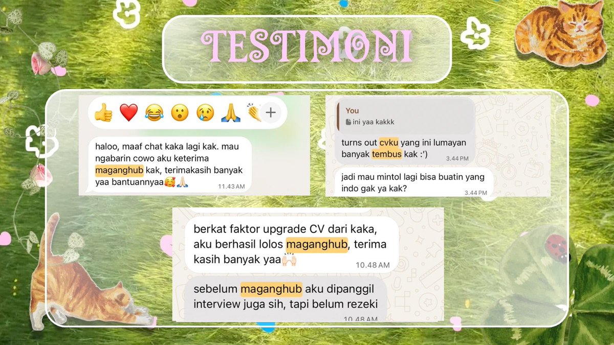 anpcient's tweet photo. @pinkymoci sinii kakkk open jasa joki/buat CV ATS, bisa dm @ simpleusertho.

jasa upgrade/buat CV dari 0, ada sesi diskusi dan review CV, bantu sesuaikan keyword ATS, sekaligus bantu arahin posisi job yang cocok.

fast response via WhatsApp, link ada di PINNED aku 💌 https://t.co/1iMQGfBbXx