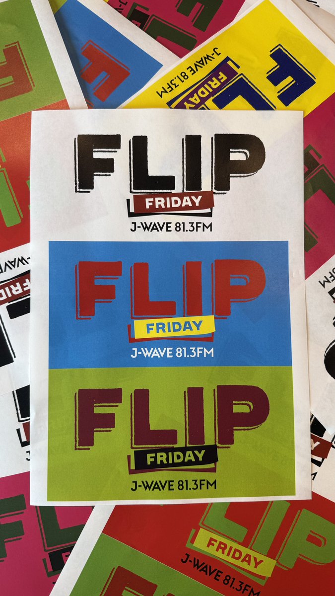 FLIPFRIDAY813's tweet photo. #フリップ813 スタート🎧

メッセージを紹介した方全員に
番組ステッカーをプレゼント！

メッセージはこちらから✍️
https://t.co/VqzqM8cMqS https://t.co/xc211qL7us