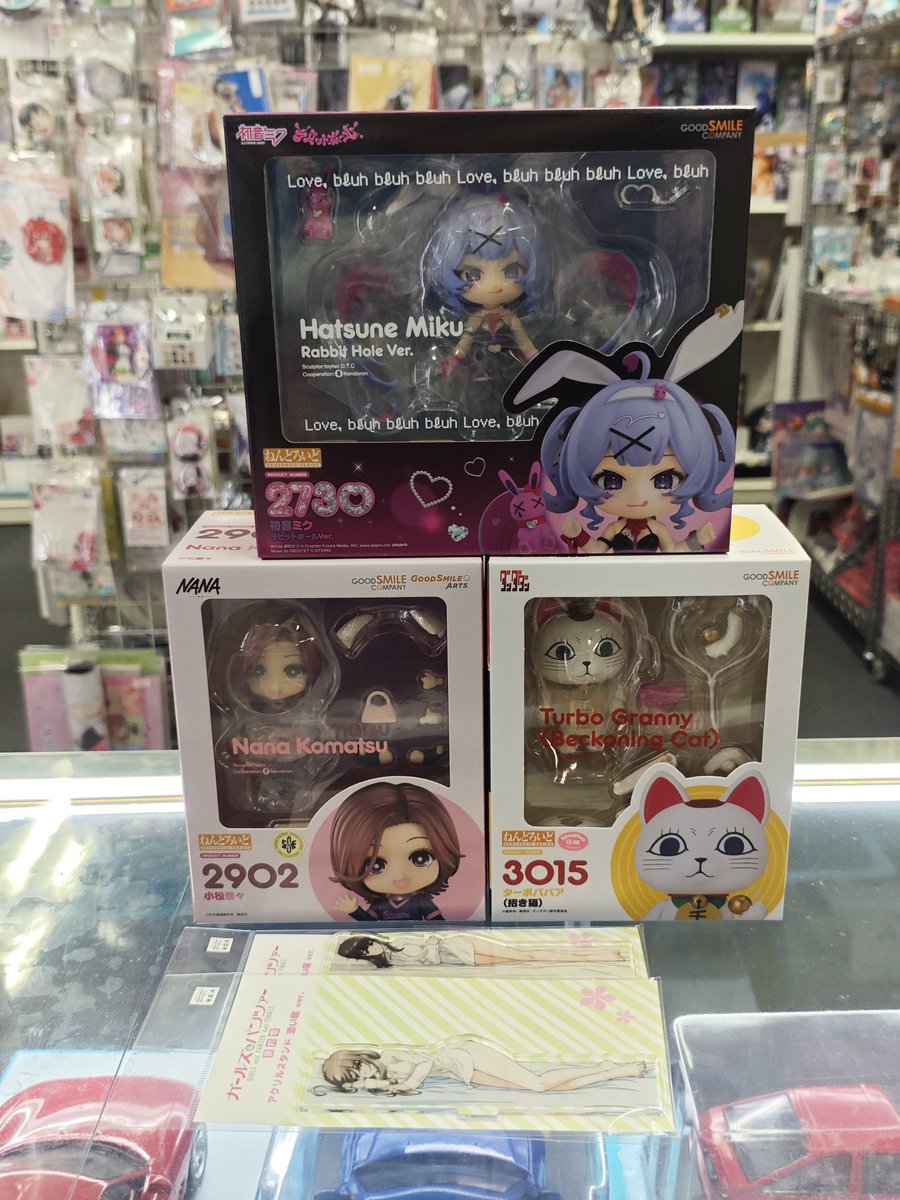 shoten_ino's tweet photo. ✨新品入荷✨

ねんどろいど
初音ミク ラビットホール
NANA 小松奈々
ダンダダン ターボババア

ガルパン アクリルスタンド
しほ、千代
入荷しました！

 #いのう商店 １階にて販売中なので是非お立ち寄りください(っ ॑꒳ ॑c) https://t.co/x08VfHW9H8
