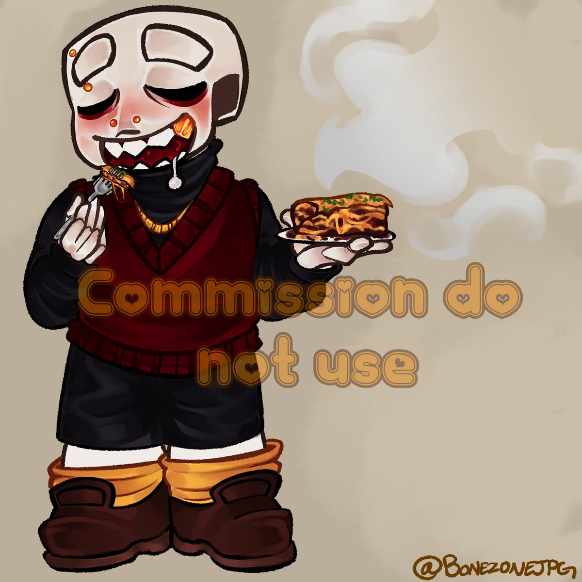 bonezonejpg's tweet photo. Hello fan sans youre so beautiful, thank you Doodle for the comm 🩷 https://t.co/bSq8qle7Pk