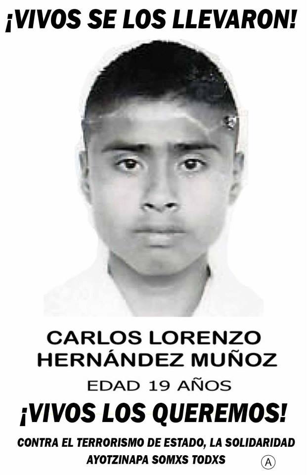 DoceDeagosto12's tweet photo. 9 Carlos Lorenzo Hernández Muñoz #AyotzinapaHeridaNoCerrada #AyotzinapaFalsoQueSeFabrique2daVersiónHistórica
10 Cesar Manuel González Hernández #AyotzinapaHeridaNoCerrada #AyotzinapaFalsoQueSeFabrique2daVersiónHistórica https://t.co/py5N28RxWr