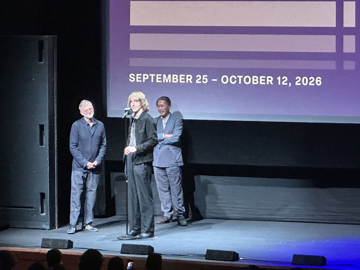 nielsj_'s tweet photo. NYFF #1: Cameron Winter at Carnegie Hall (2026), in 35 mm, world premiere. Fuckin phenomenal. There's no doubt he's going down as one of the greatest https://t.co/q7UOQPTQbJ