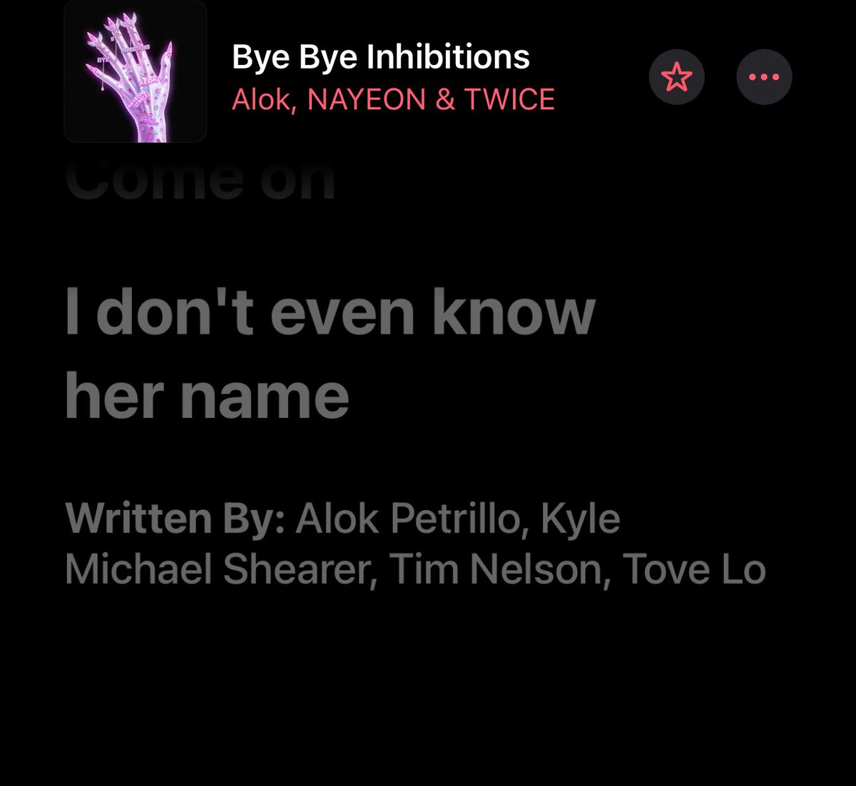 tzulovelyy's tweet photo. Tove Lo being one of the writers omg https://t.co/nWK7g9taYs
