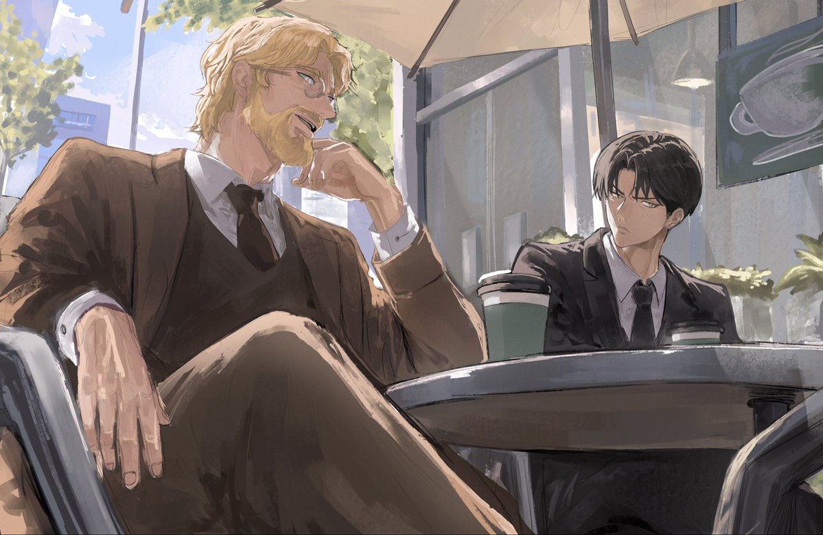 nightghoulbabe's tweet photo. ☕️ #zevi #aot https://t.co/0uddw1fk60