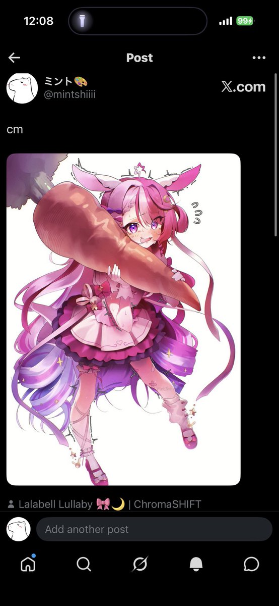 mintshiiii's tweet photo. @discord_support @discord my account suspended for child safety and it's a drawing of a girl holding a carrot #befr https://t.co/ApMPWThmGV