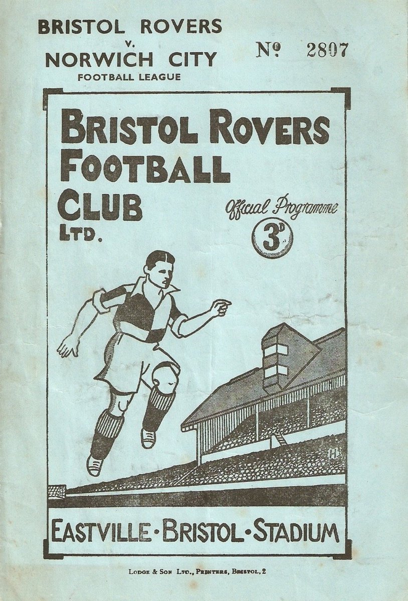 footballmemorys's tweet photo. Programme cover for the Bristol Rovers v Norwich City clash back in 1949

#BRFC #BristolRovers #TheGas #NCFC #NorwichCity #Canaries #Programmes https://t.co/J2HBgZyF9t