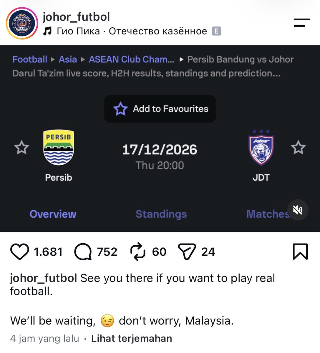 unmagnetism's tweet photo. lah dikira king persib takut awokawokawok https://t.co/pYzvWjkLMV