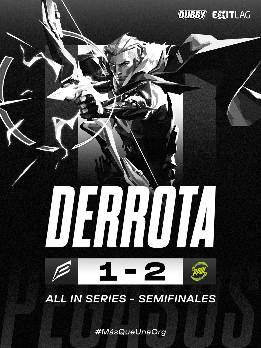 pegasus_esval's tweet photo. 🪽 CAEMOS, PERO ESTO NO TERMINA.

Perdemos la serie 1-2 ante PPW después de pelear hasta el último mapa.

Nos vamos a LOWER BRACKET.
Ahora el margen de error es cero. ⚔️

Seguimos en pie. Seguimos volando. 🪽

GGs @PPWesports  🤝

#PegasusEsports #AllInSeries #VALORANT #VALORANTLatam #MásQueUnaOrg