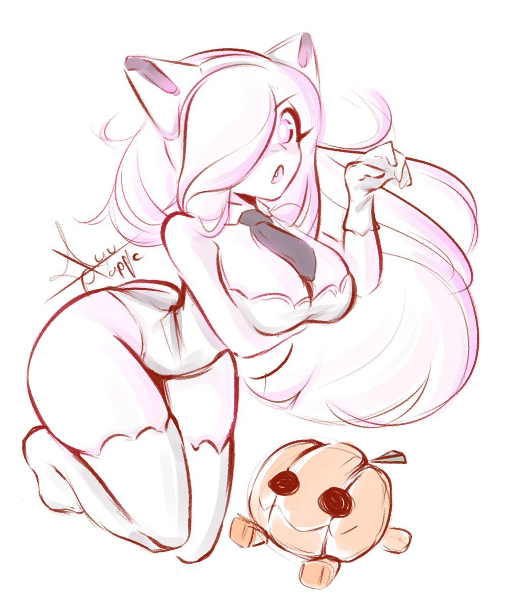 Darkyu_Mapple's tweet photo. AMI!!! 🩷👻
The spooky month has arrived!

#GwainSaga https://t.co/NfFzwYpuxJ