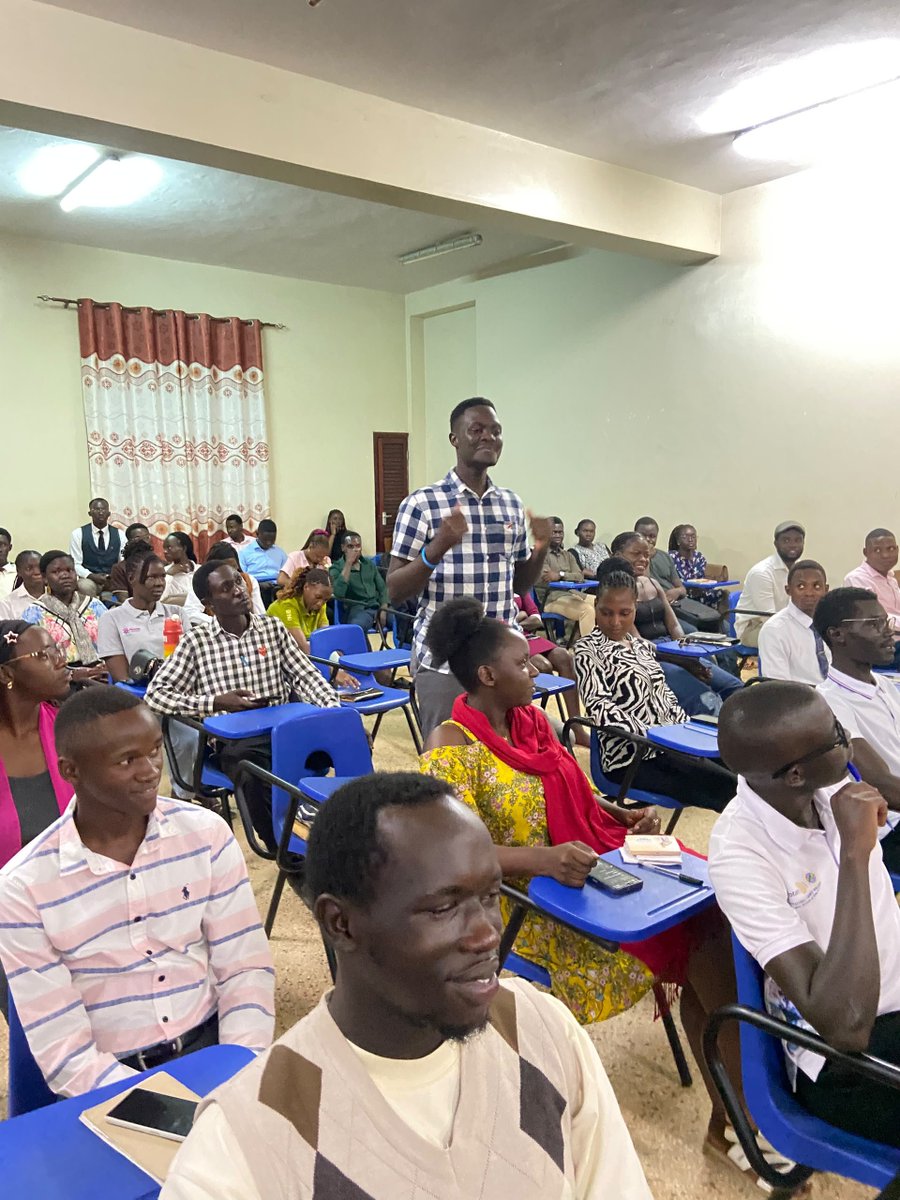 RctGulu's tweet photo. the bonds that make our club a true home. A huge thank you to DRR Alex Muwanguzi for bringing such vibrant warmth and inspirational energy to our fellowship!
#DRRsVisit #CreateLastingImpact #CreateImpactBeyondMoments #RotaractLegacy https://t.co/ZSb9MrO0oM