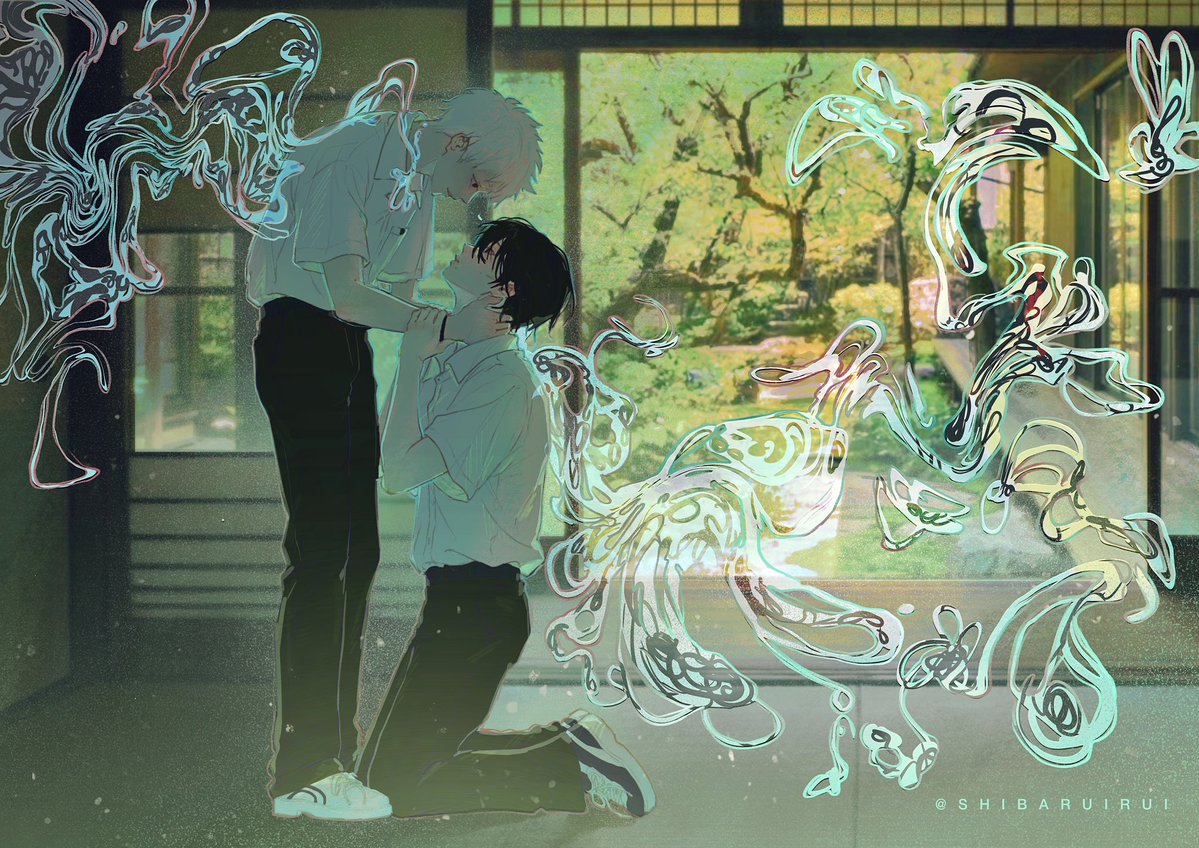 shibaruirui's tweet photo. new TSHD fanart :’) #yoshikaru https://t.co/uDefd1pvGU