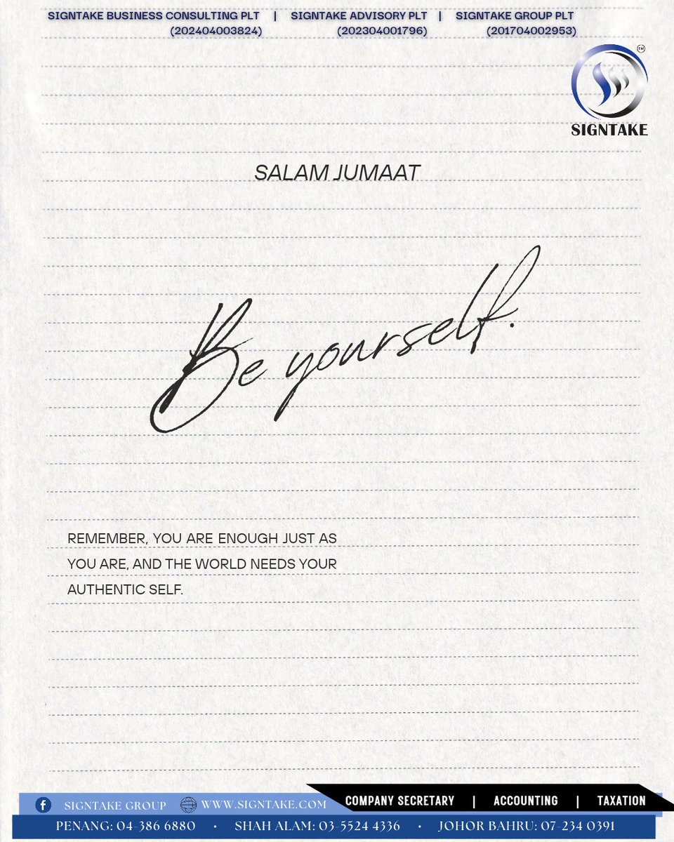 Signtakesas's tweet photo. Be yourself. https://t.co/lIA4LvxA3Z