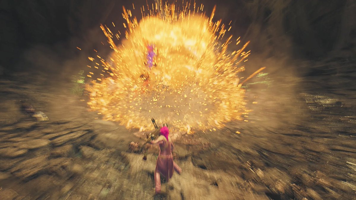 Yarnitbunny's tweet photo. Xu Wu go BOOM

#MHWilds https://t.co/UvZY2rThoE