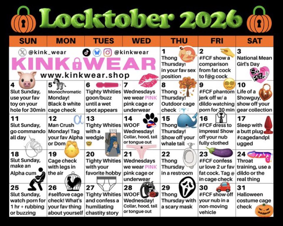 Locktober 2026 original cage check or related nude locked photo from X @Miguel_Lopez_Ll