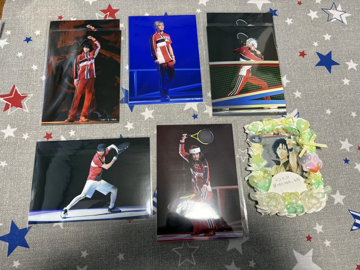 renren_410's tweet photo. 【交換、譲渡】
新テニミュ　ステショ　ランブロ
アクスタ

譲）画像①〜⑥
求）画像⑦
　　定価＋送料

画像①〜④は画像⑤〜を含む譲渡、求の下線部キャラとの交換優先。物によりお返事にお時間いただきます。
色々検討しますので、お気軽にお声掛けください。 https://t.co/g7VttXVFLt