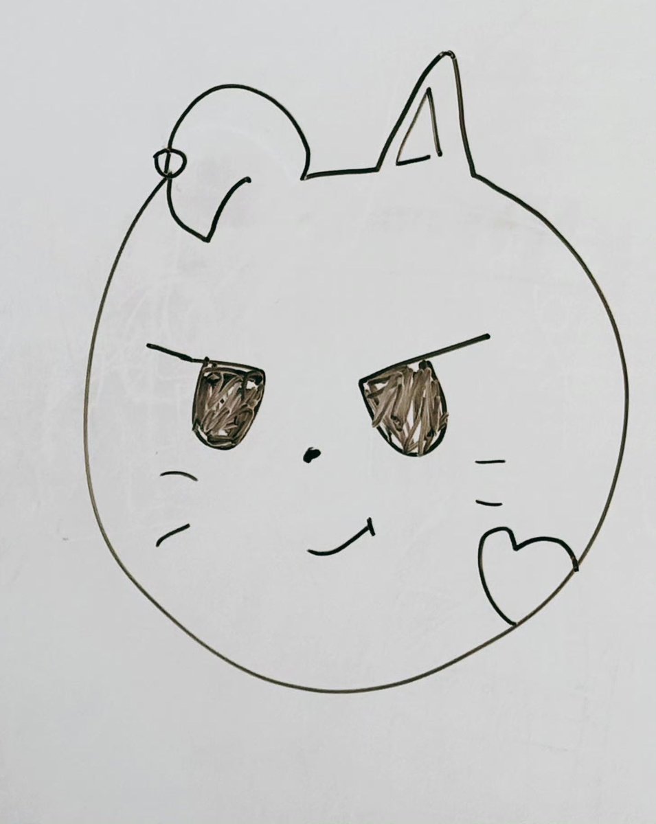 4j20th's tweet photo. jay with a smirk everytime he draw himself https://t.co/z5aWFutofO