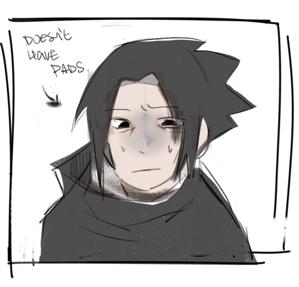 tm8toez's tweet photo. little trans sasuke and his problems https://t.co/1PdDGiA9Kn