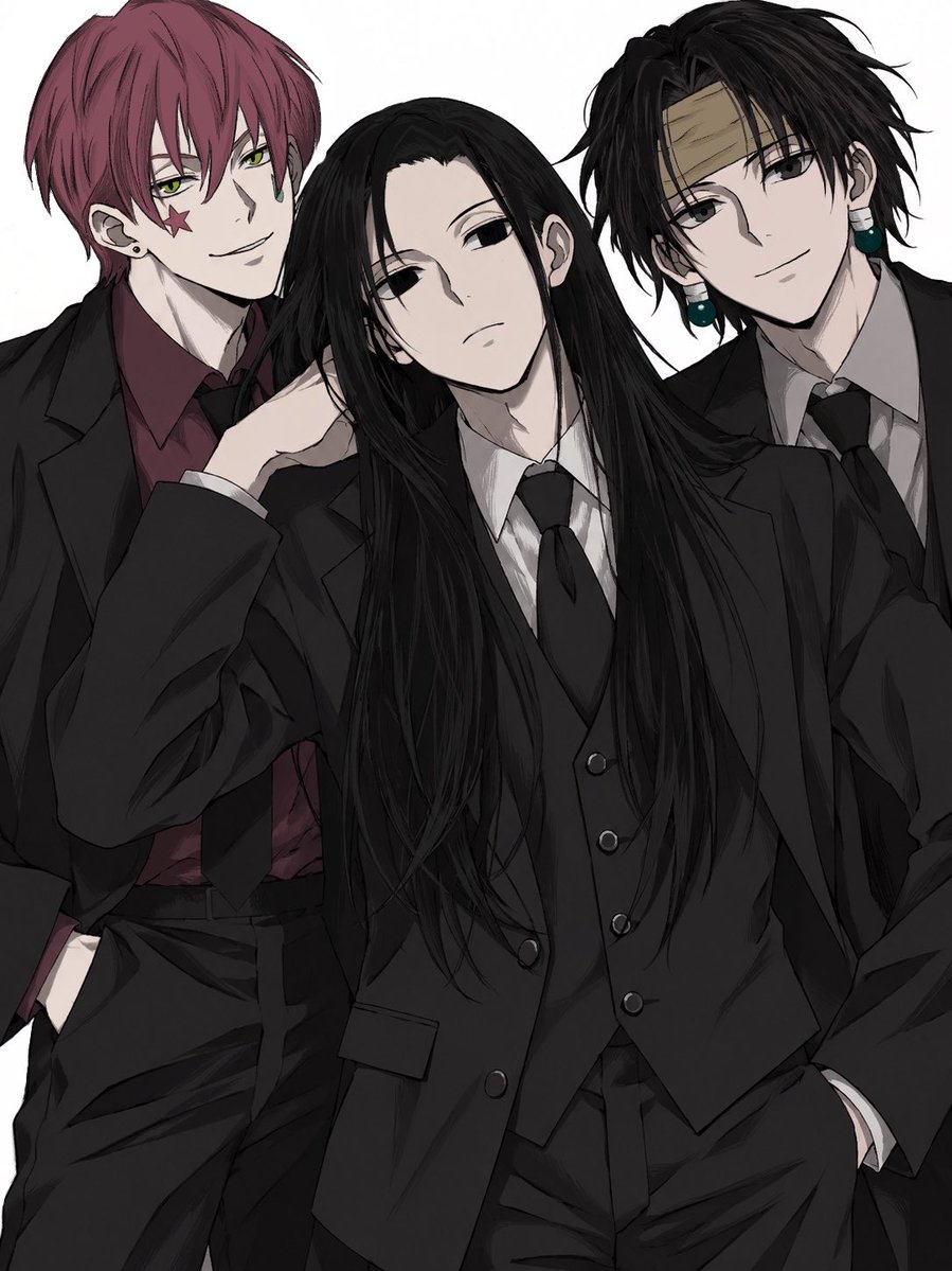 yudetamago_ol's tweet photo. スーツアダルトリオ  🃏📍📕 https://t.co/xG7fSyM7Yp