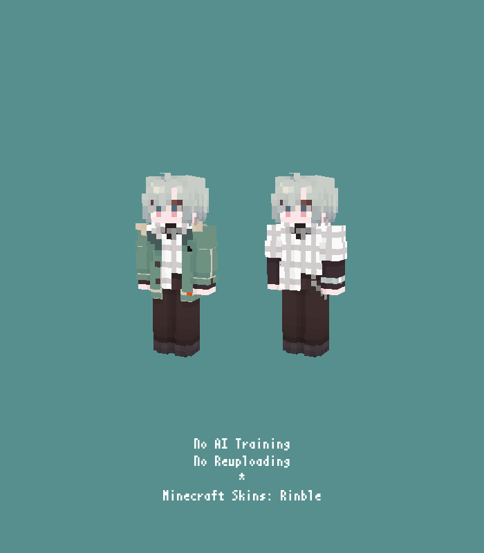 _Rinble's tweet photo. #くレヨン
#マインクラフトスキン #マイクラスキン

再ポストです
よかったら遊んでみてください 🤗
※ 使用する際はプレイヤーモデルを「スリム」に変更してください

https://t.co/N64udtKE9w https://t.co/Mp6g50ACZV
