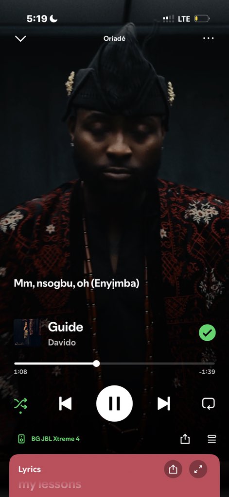 bravogizzy's tweet photo. @AppleMusic @davido 🎶 https://t.co/FLonaj7y53