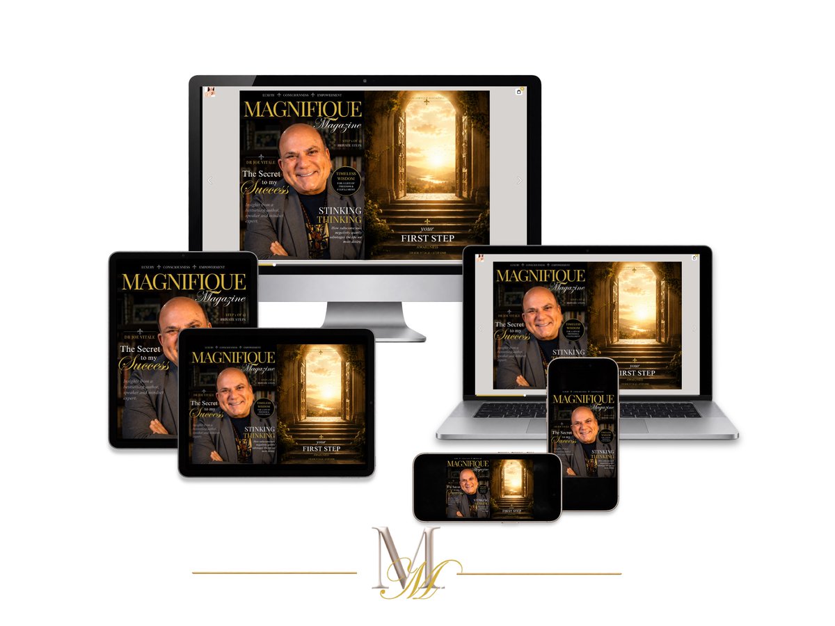 MagnifiqueLOA's tweet photo. It begins with Awareness. Before receiving.
Step One, featuring Joe Vitale, explains why people think the Law of Attraction doesn't work and what to do differently.
✨ Step One is free to read.
https://t.co/eilgiFR4Hx

#MagnifiqueMagazine #LawOfAttraction #Awareness #JoeVitale https://t.co/MTQQrjfM9z