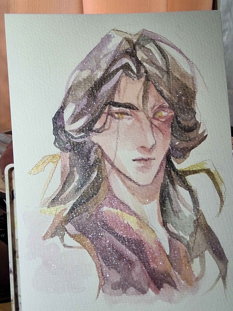 Krimsus_nyoi's tweet photo. I tried my new pearlescent watercolor
/ I like how it looks but for the love of me I can't take a good picture with my outdated Xiaomi phone😂😂😂😂 https://t.co/YUtt4wdGTt