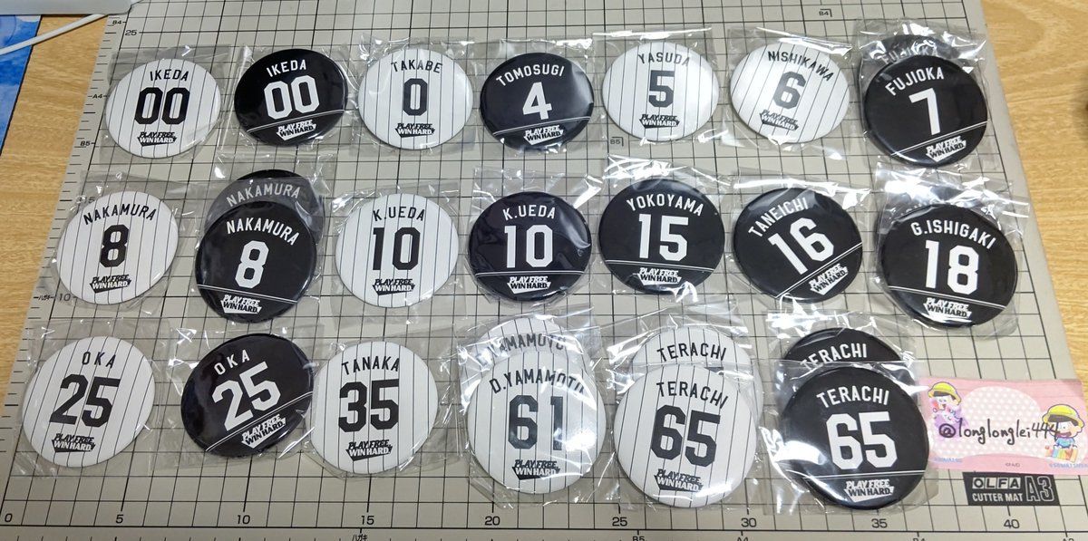 longlonglei444's tweet photo. 【交換/譲渡】marines 千葉ロッテ BSW N&amp;N 缶バッチ

譲/ホーム.ビジターデザイン.BSW 00.0.4.5.6.7.8.10.15.16.18.25.35.61.63.65.99
求/32.53＞定価買取

10/2.3.4.6マリン現地手渡し希望です
お気軽にお声かけ下さい✨
#マリーンズガチャ
#マリーンズ交換
#chibalotte https://t.co/R4wY0dSgX2