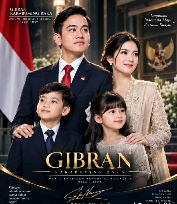 ade206's tweet photo. PEMIMPIN itu CITRA BANGSA.
Dulu
Pemimpin  di jatuhkan RAKYAT, 
Pemimpin Gila Pidato .
Ekonomi HANCUR 
Pemimpin Gila Harta d kuasa.
Itu
Dosa masa lalu , HENTIKAN 

Sekarang.

Pemimpin muda d Keluarga 
NORMAL .
Warisi Pemimpin di cintai rakyat

Itulah GIBRAN d KELUARGA.
Keren kan https://t.co/QHYaOorNUU
